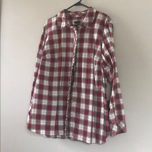 Talbots Ruffle Button Down